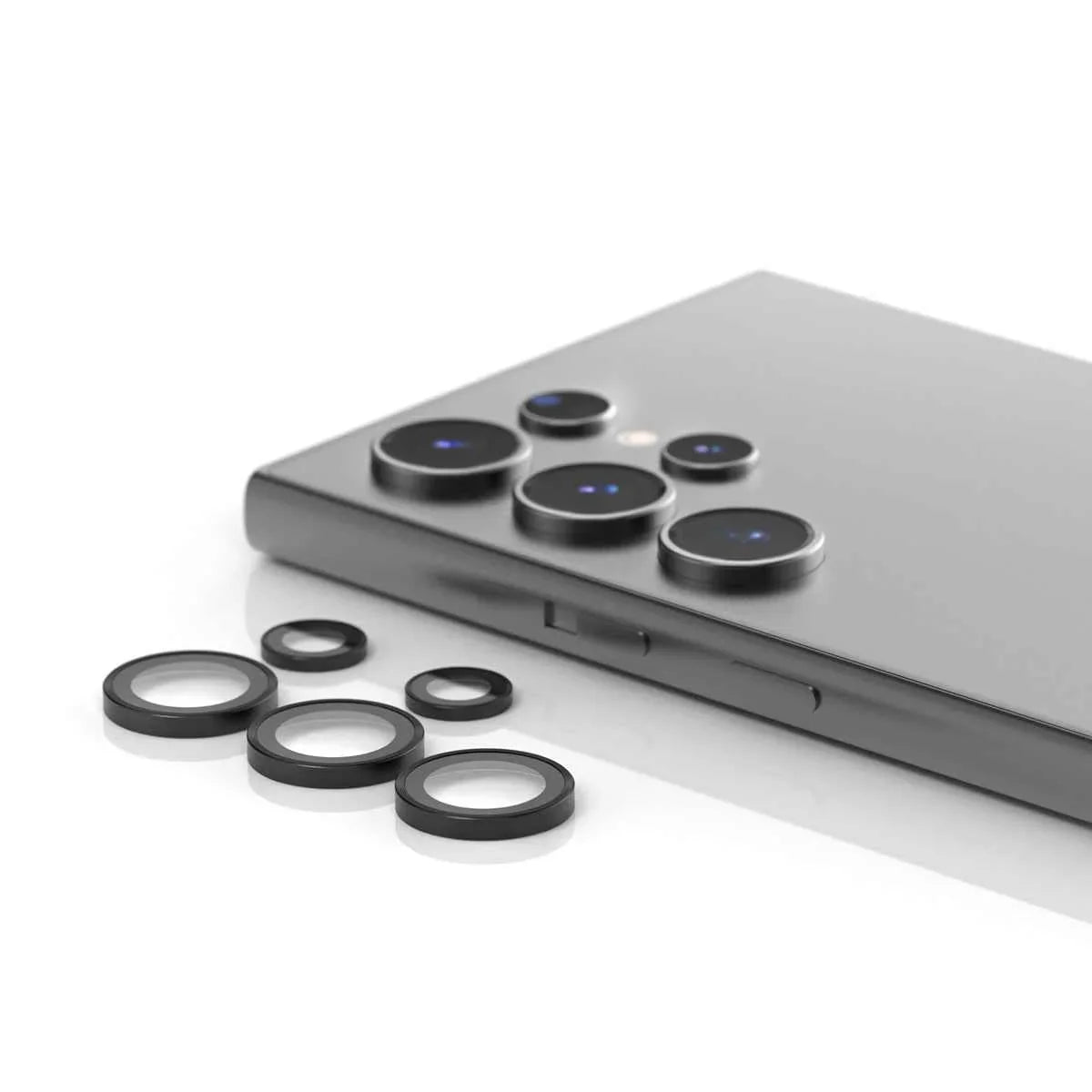 Galaxy S24 Plus Araree Metal Ring C-Subcore Camera Lens Protector -Clear Galaxy S24 Plus Araree Metal Ring C-Subcore Camera Lens Protector -Clear